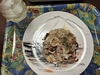 うなぎといかのリゾットを作りました