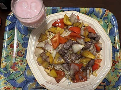 彩り野菜の冷やし中華