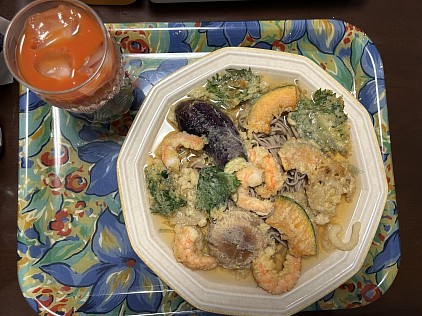 天ぷらそばを作りました。