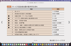 サービス担当者会議の基本的な流れ
